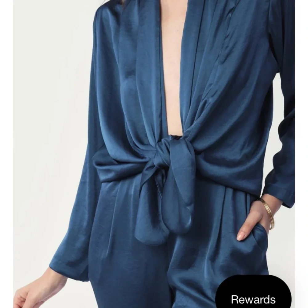 Overlover Stina Stone Blue Jumpsuit, XS - Picture 3 of 13